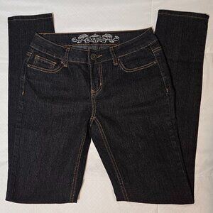 BLOOM Womens Skinny High-Rise Dark Denim Size 7